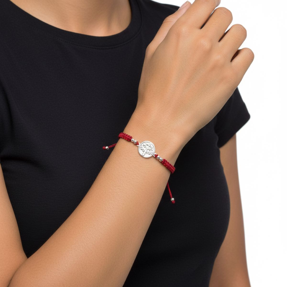 Pulsera Arbol de la Vida - Hilo y Plata