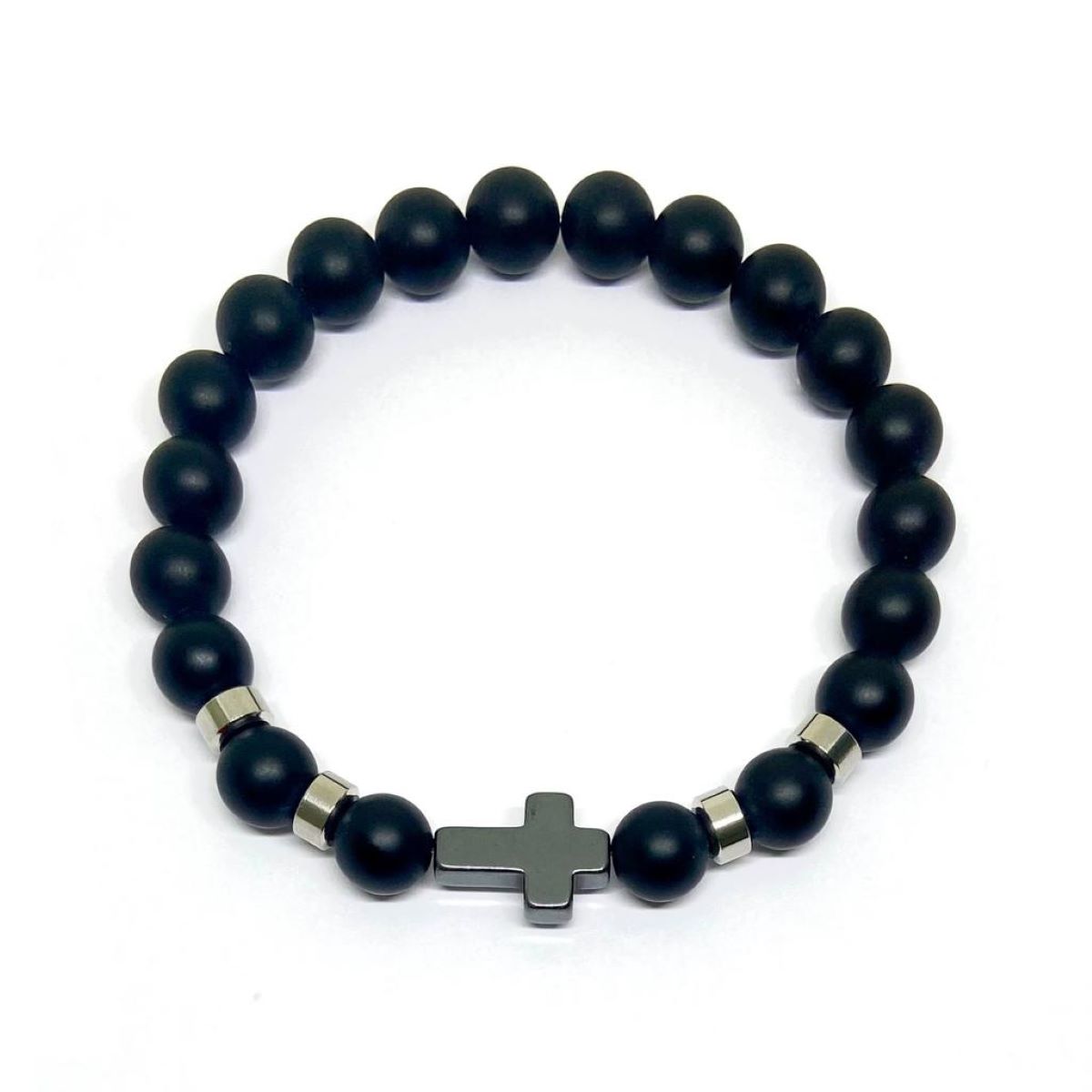 Pulsera David - Onix y Hematita