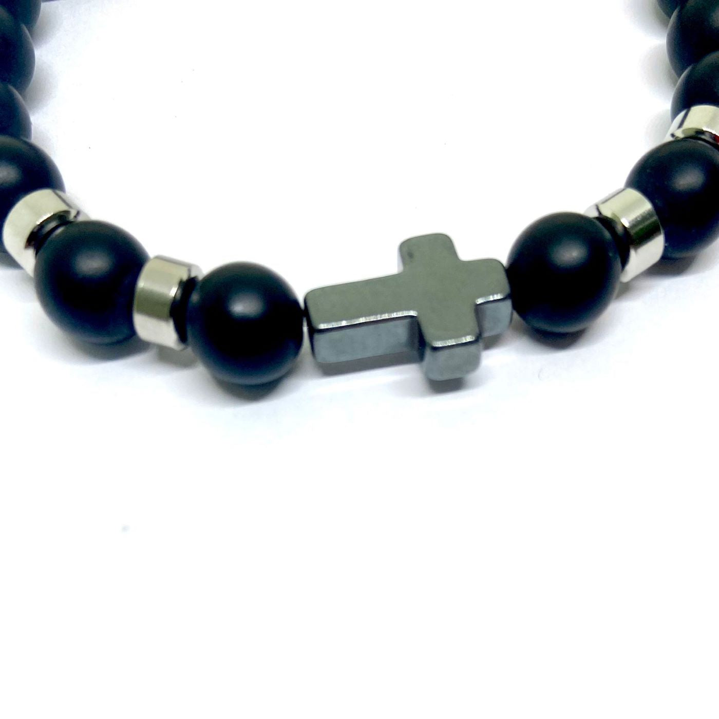 Pulsera David - Onix y Hematita