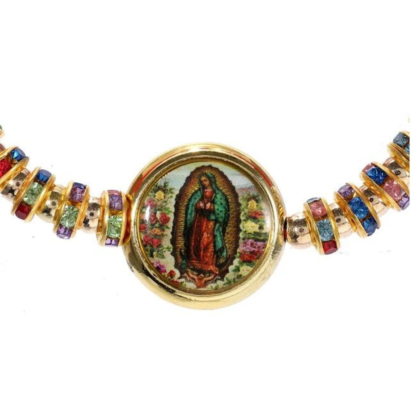 Pulsera Virgen de Guadalupe - Hilo Rojo