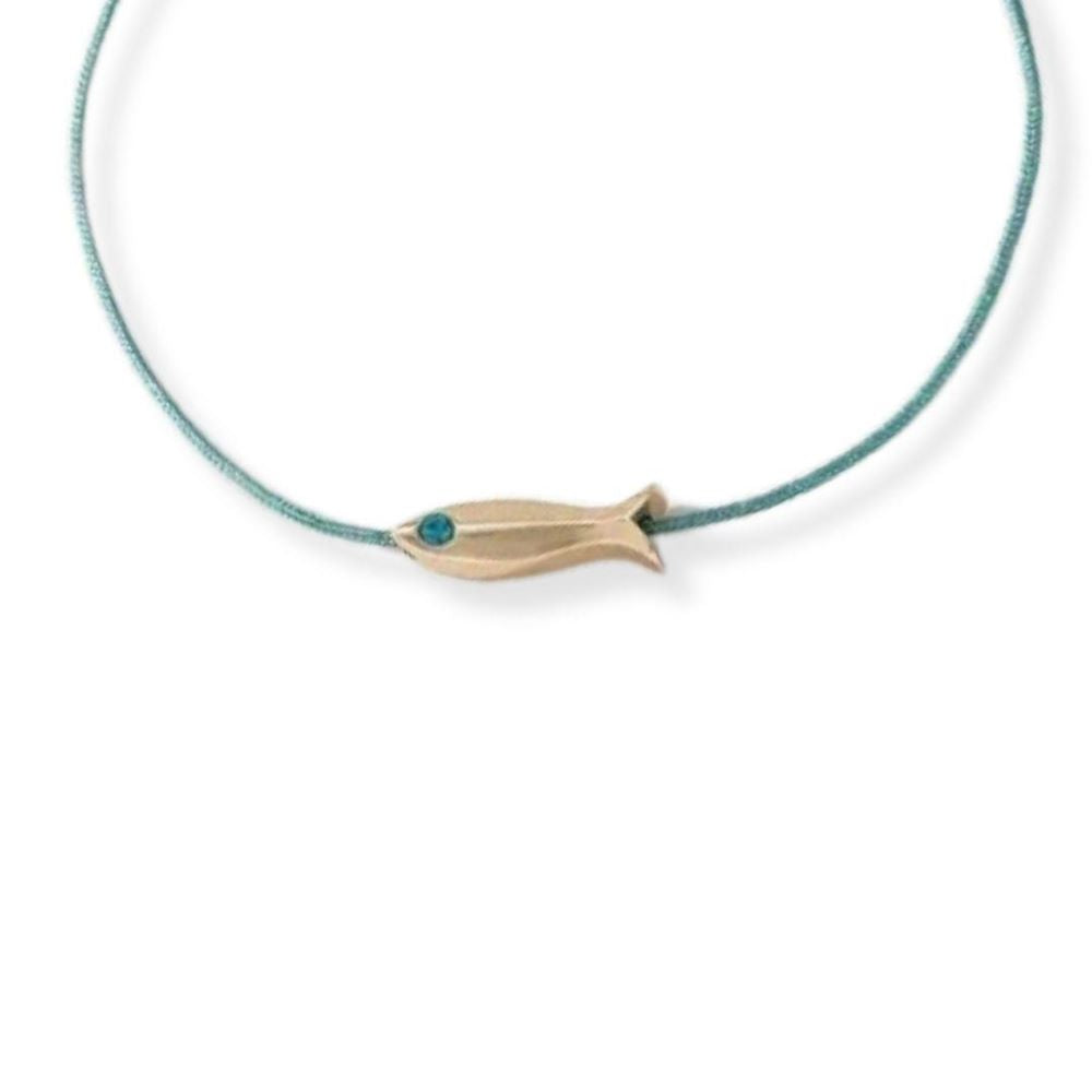 Pulsera Tobillera Ichthys - Hilo y Cobre