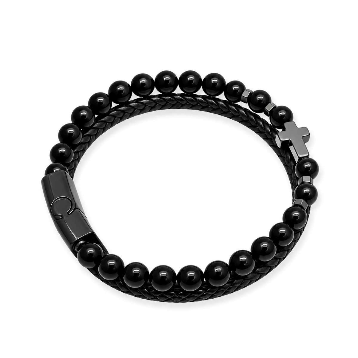 Pulsera Isaías - Piedra y Biocuero