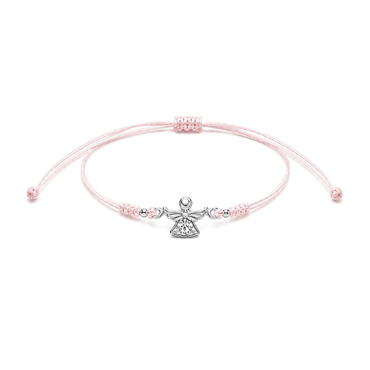 Pulsera Angel de la Guarda - Hilo y Plata