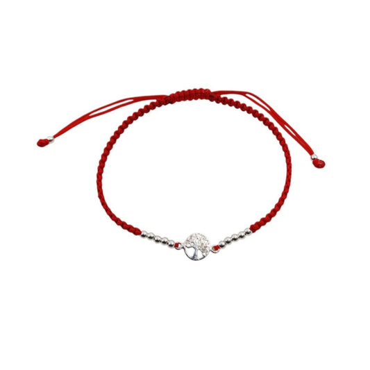 Pulsera Arbol de la Vida - Hilo y Plata