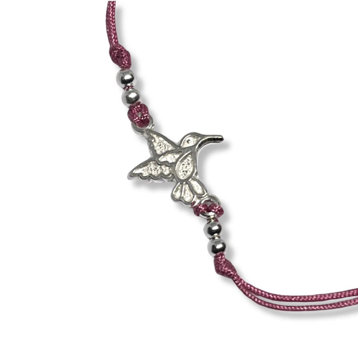 Pulsera Colibrí - Hilo y Plata