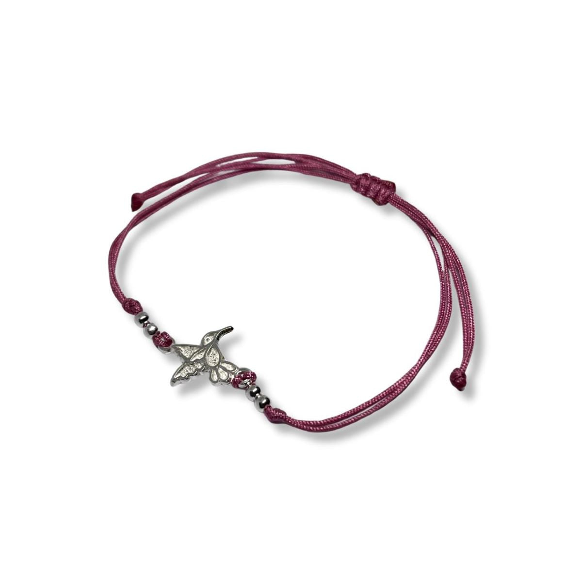 Pulsera Colibrí - Hilo y Plata