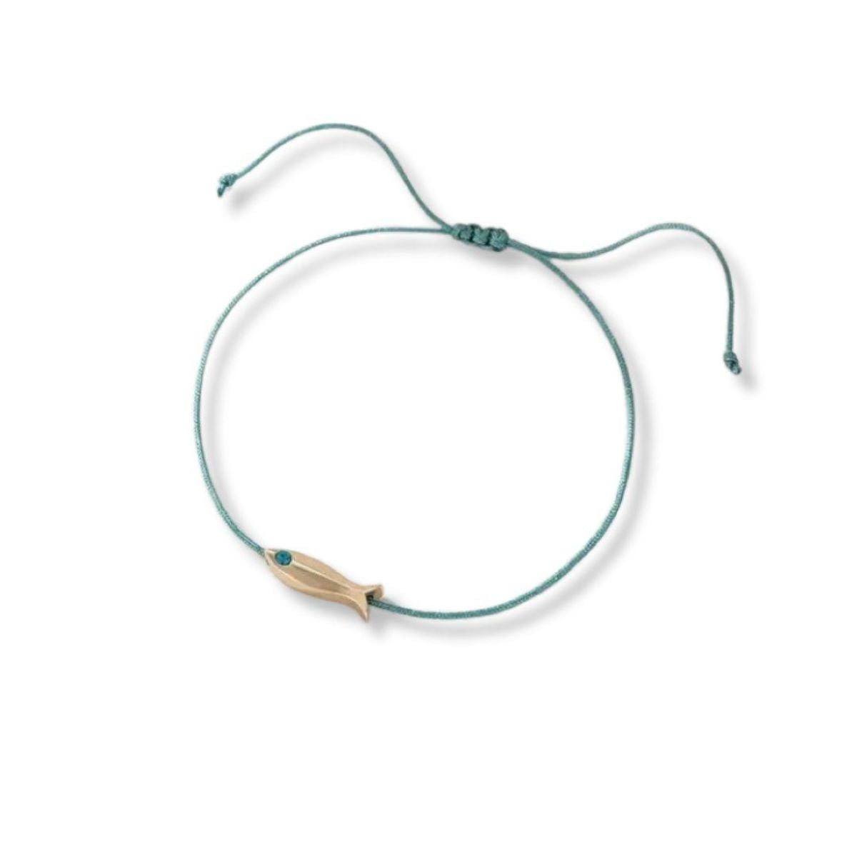 Pulsera Tobillera Ichthys - Hilo y Cobre