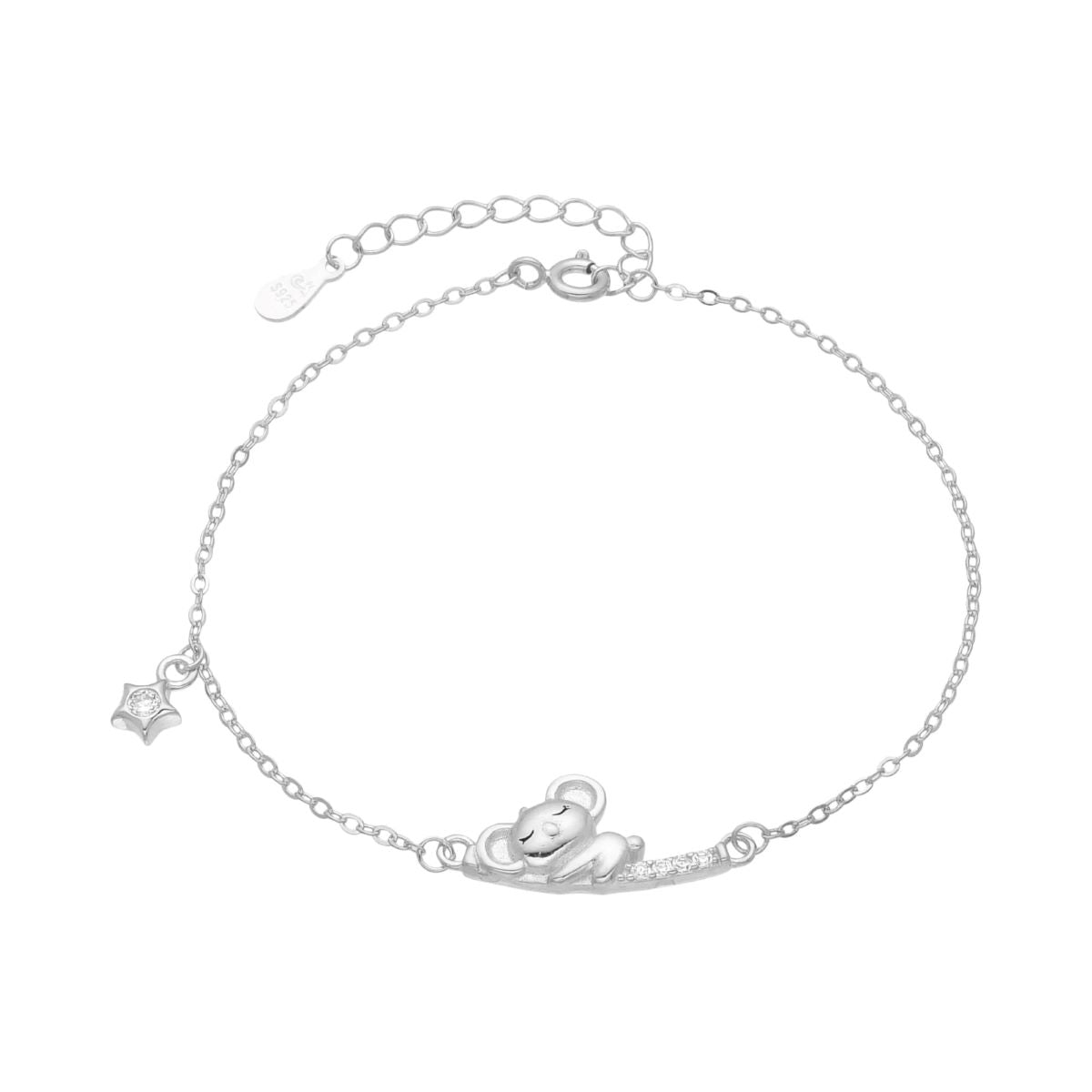 Pulsera Koala Brillos - Plata