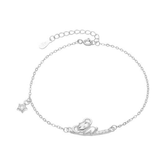 Pulsera Koala Brillos - Plata