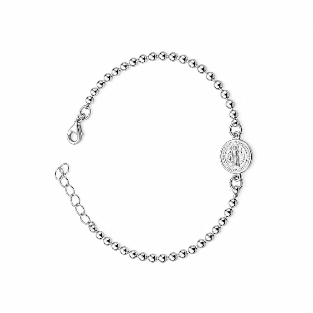 Pulsera Puntos San Benito - Plata