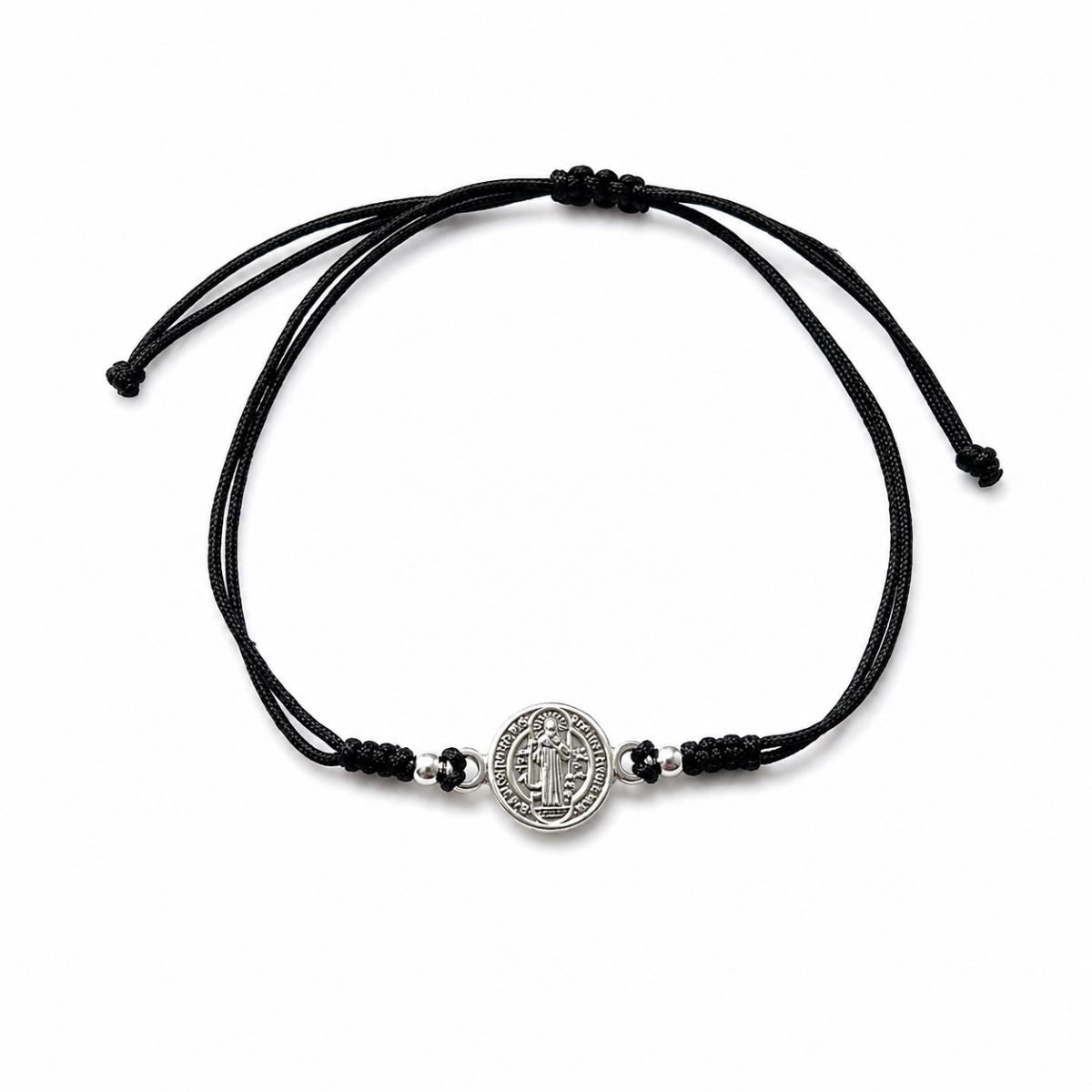 Pulsera San Benito Chico - Hilo y Plata