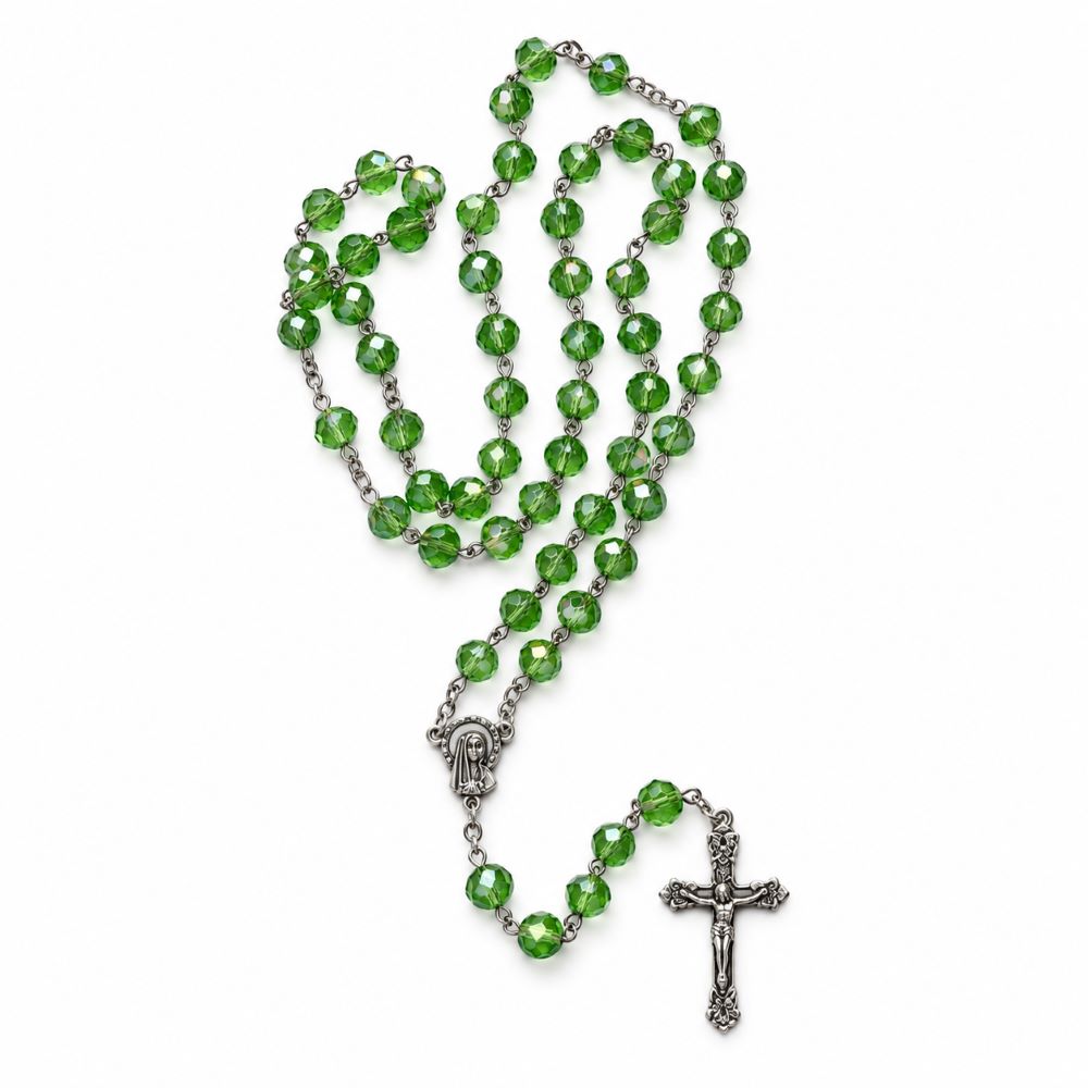 Rosario Collar Murano Cristal – Metal