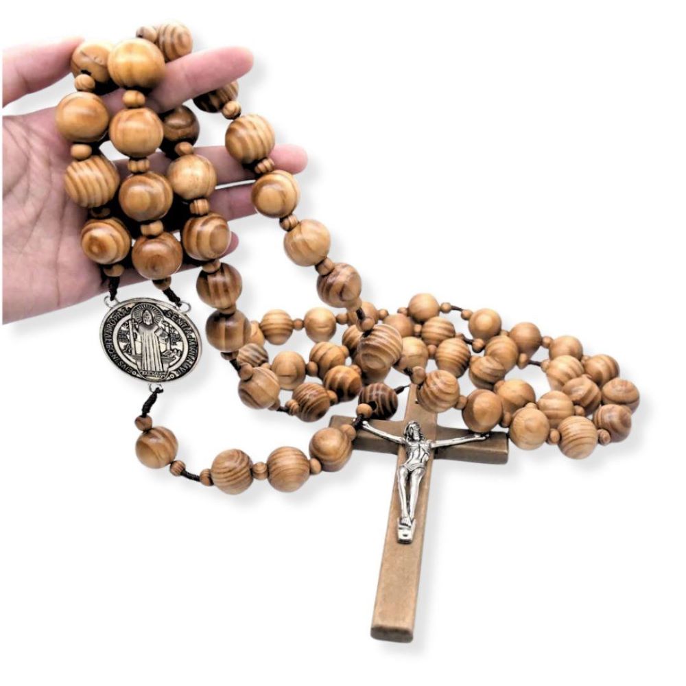 Rosario Medalla de San Benito de Pared - Olivo