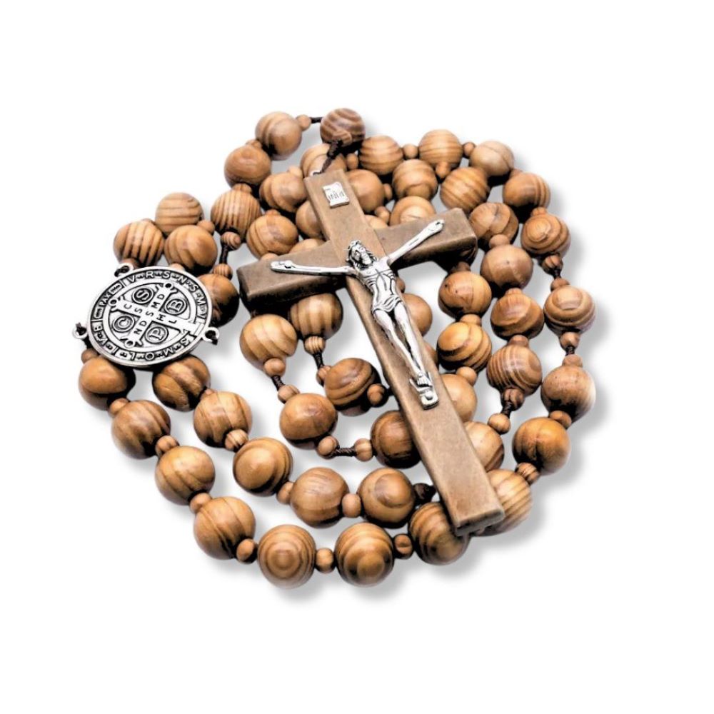 Rosario Medalla de San Benito de Pared - Olivo