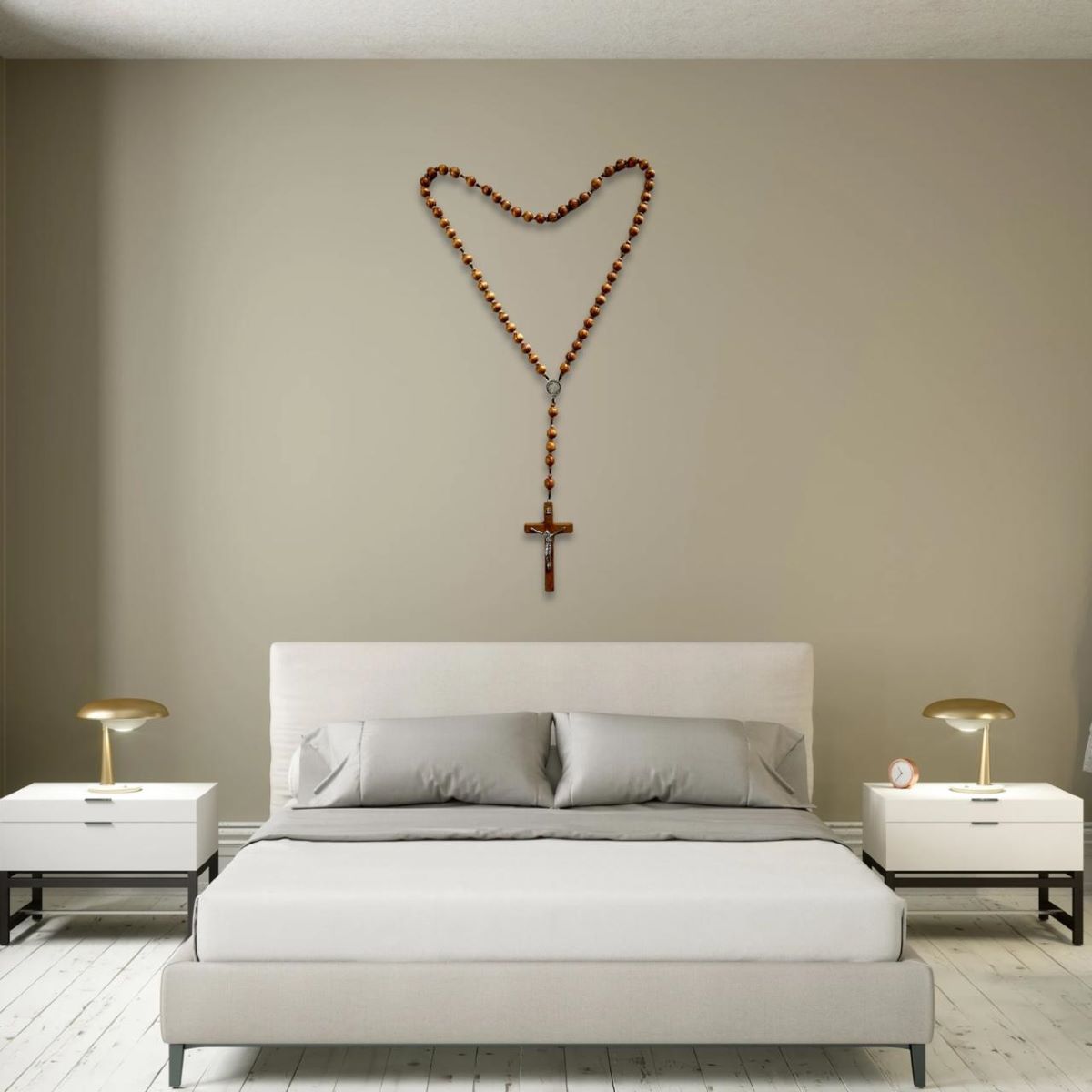 Rosario Medalla de San Benito de Pared - Olivo