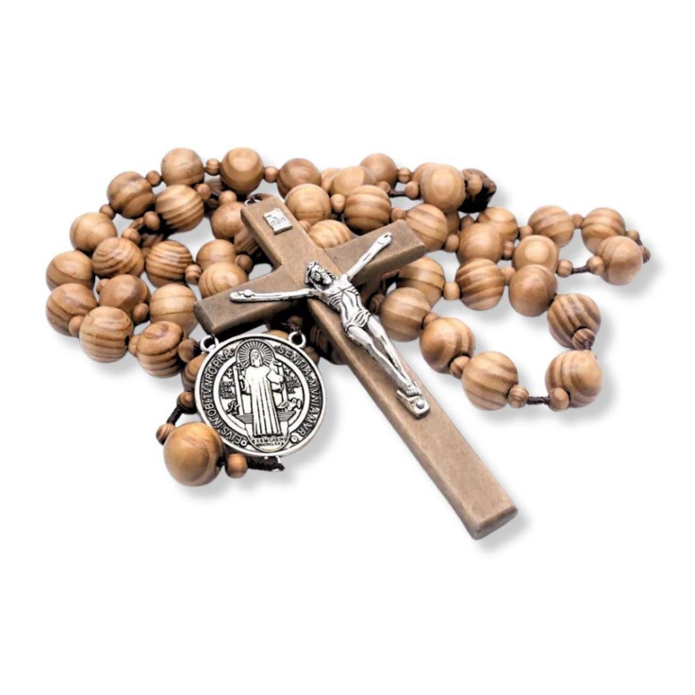 Rosario Medalla de San Benito de Pared - Olivo