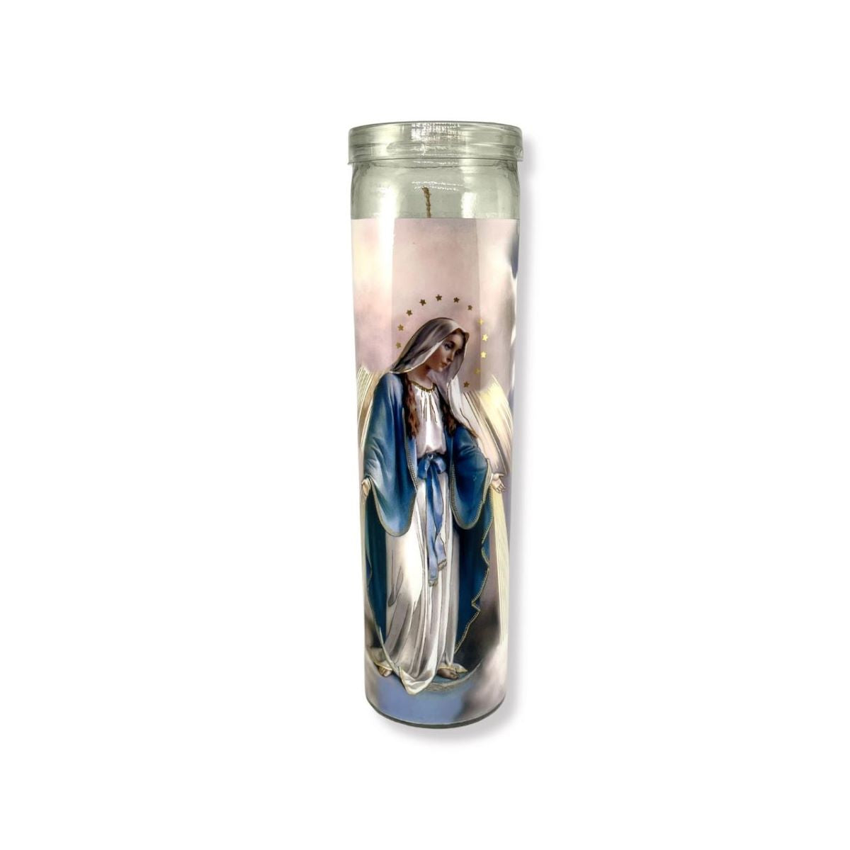 Vela Virgen de la Medalla Milagrosa - Vidrio